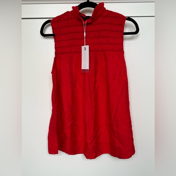 Endless Rose Tops - Endless rose red sleeveless top